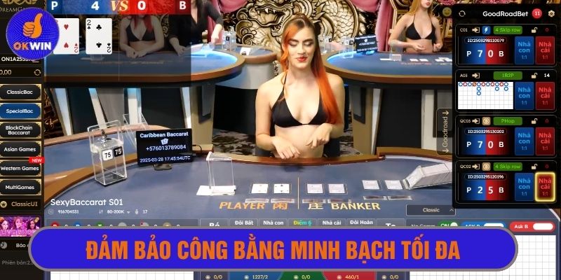 Luôn đảm bảo công bằng và minh bạch cho người chơi