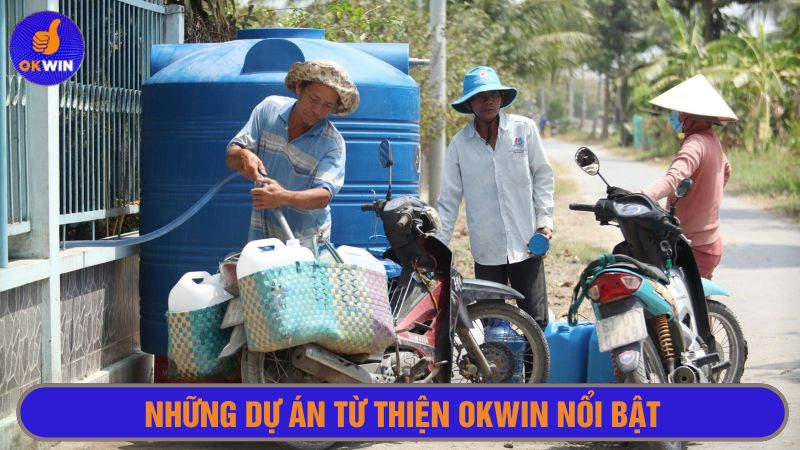 Okwin cứu trợ nước sạch kịp thời cho bà con Miền Tây